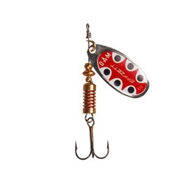 DAM Effzett Standard Spinner Silver Black Dots / 4G