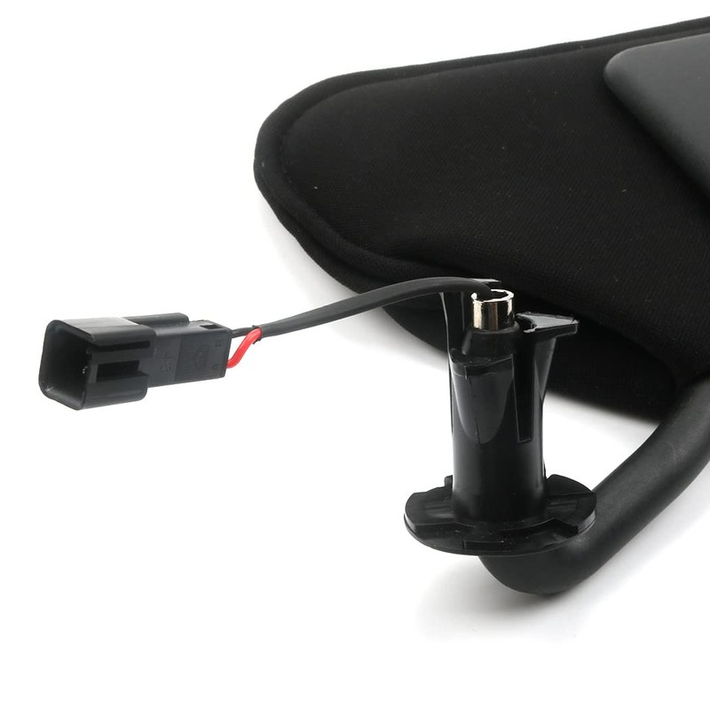 Sun Visors Sun Shades Vanity Mirror Pair W/LED Light Compatible