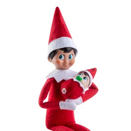 The Elf on the Shelf Frost Pips Mini Blooms Elf Baby Boy with Blue Eyes - Includes Frost Flower Cradle - for Ages 3 Years and Above