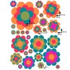 GamesMonkey Autoaufkleber Blumen G?nseblmchen Prilblumen Tuning - 27/54/108 Stck -