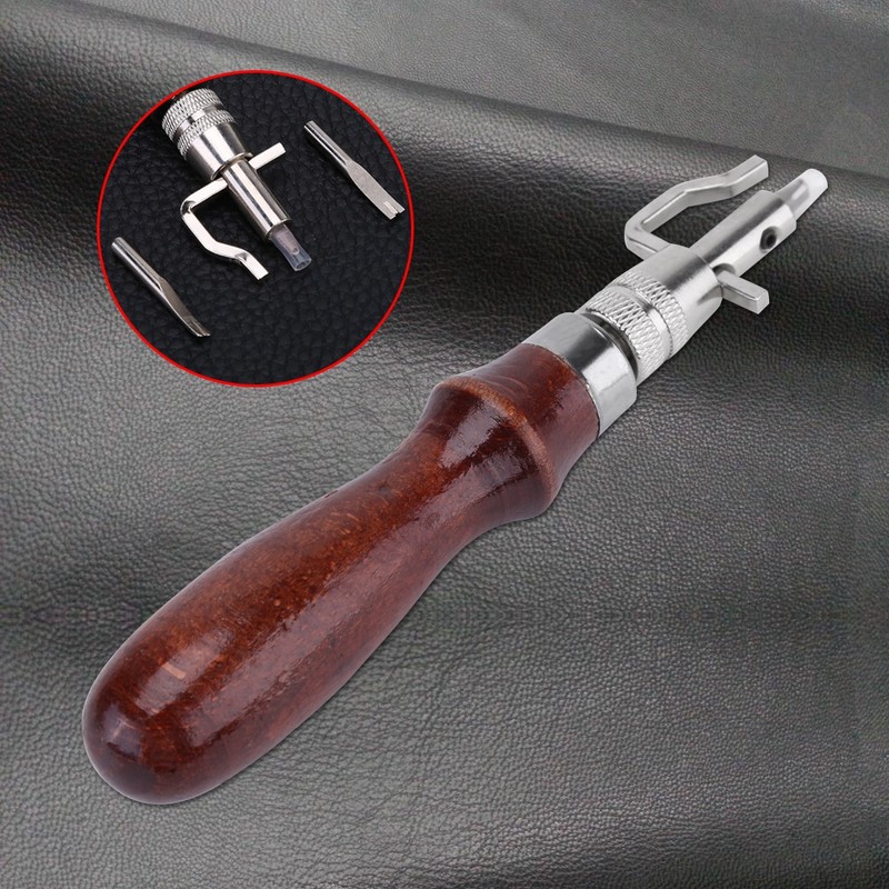 6 pcs/set Leather Craft Punch Tools Kit Stitching Carving Working