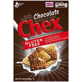 Chex Gluten Free Chocolate Chex Cereal, 12.8 Ounce -- 12 per case.