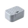 1 x Soap Dish Travel Soap Box Gift Travel Grey
