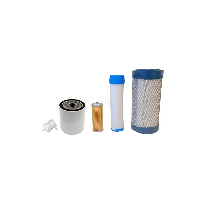 Filter Service Kit for Yanmar SV08-1 (2TE67L-BV) 2005- Mini Excavators