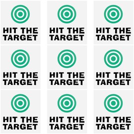 GORGECRAFT 10Pcs Toilet Target Aiming Stickers Bullseye Target Sticks Green Potty Training Toilet Pee Target Aim Bullseye Decal Bumper Sticker for Toilet Urinal Bathroom Restroom