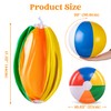 JOYIN 4-Pack 20" Beach Balls - Large Rainbow Beach Ball
