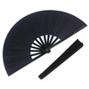NOIMTTY Large Portable Folding Clacking Fans For Line Dancing -