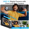 4K Digital Camera, 64MP Autofocus Vlogging Camera with Dual Lens,