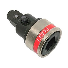 LEZEL Easy Socket Conversion Adapter, Insertion Angle, 0.5 inch (12.7 mm), Conversion, 0.5 inch (12.7 mm), No Pin Required, One-touch Installation, Instant Installation, Impact Wrench, Socket Adapter,