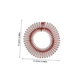 SAFIGLE 12pcs Stretchy Combs: Elastic Clip Comb for Fixing Frizzy Hair Invisible and Comfortable Hair Styling Tool for Daily Use