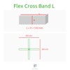 Feldherr Flex Cross Band Set (3-Pack) - Elastic Rubber Bands