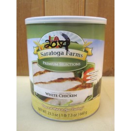 Saratoga Farms Freeze Dried White Chicken Large #10 Can Survival Food B7065