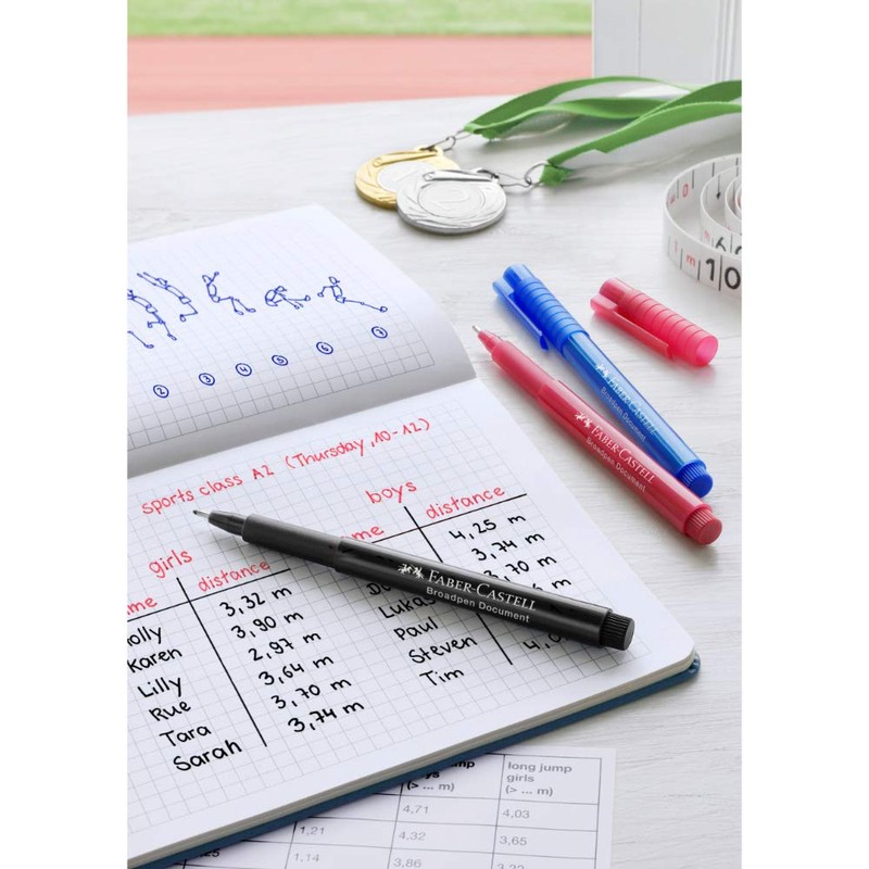 Faber-Castell 1554 Fineliner Broad Pen - Black