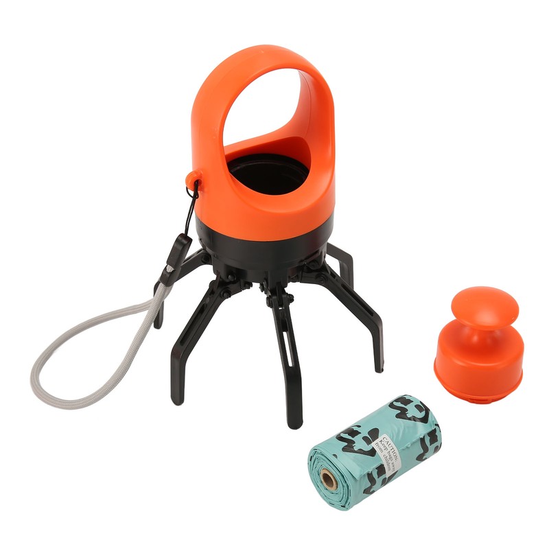 Dog Pooper Scooper Portable Built in Poop Bag Dispenser Efficient