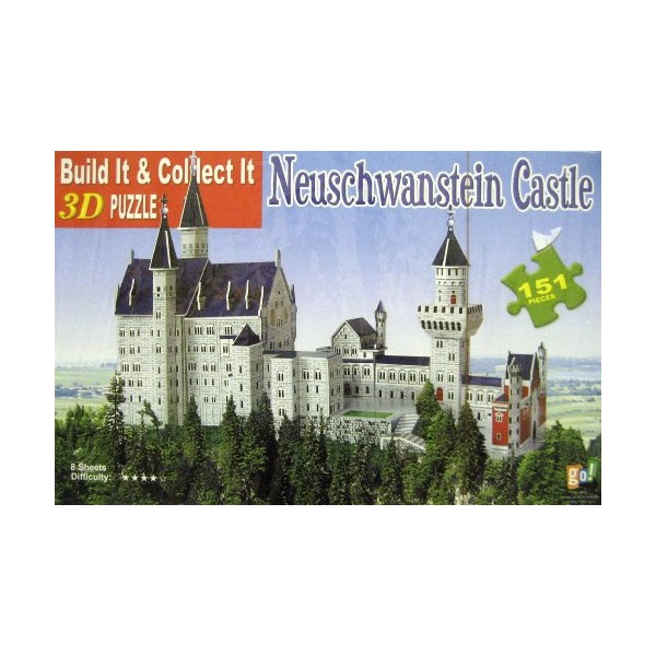 Neuschwanstein Castle 151 Pieces 3D Puzzle