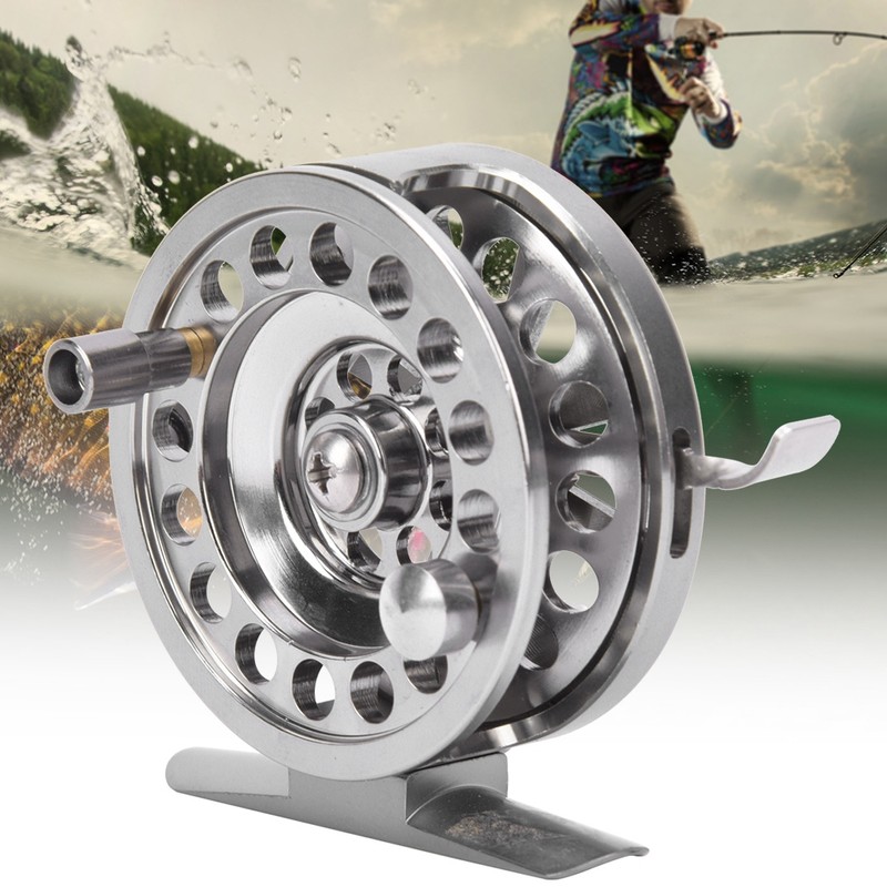 Outdoor Metal Ice Fishing Rod Front Wheel Right Hand Reel