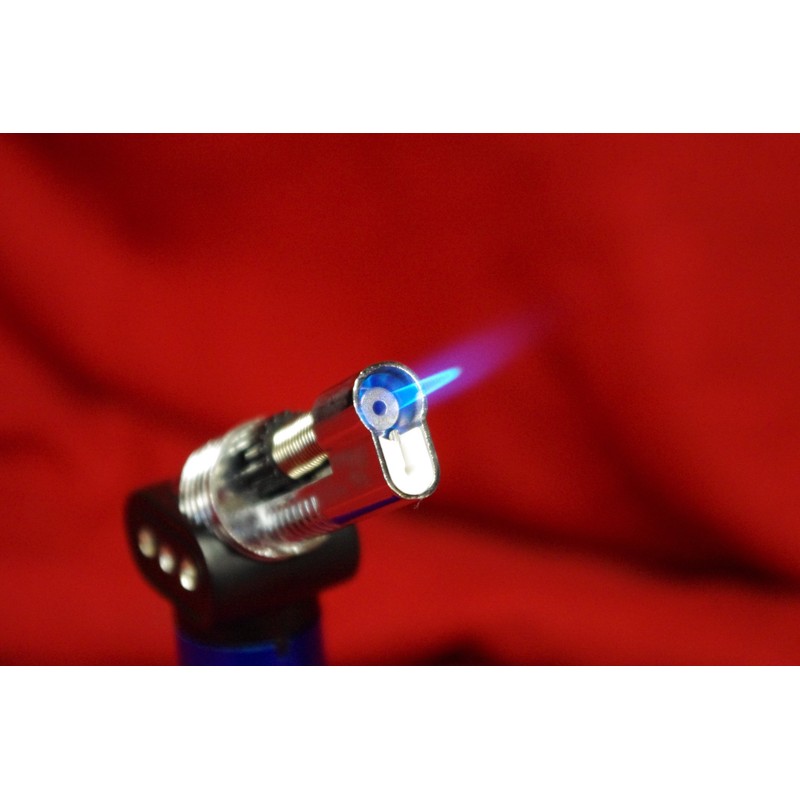 A.A.E. - Jet Torch Butane Refillable LighterBLUE for Camping Hunting