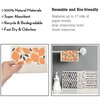 6 Pack Swedish Dishcloths Lemons Scandi Minimalist for Kitchen Biodegradable