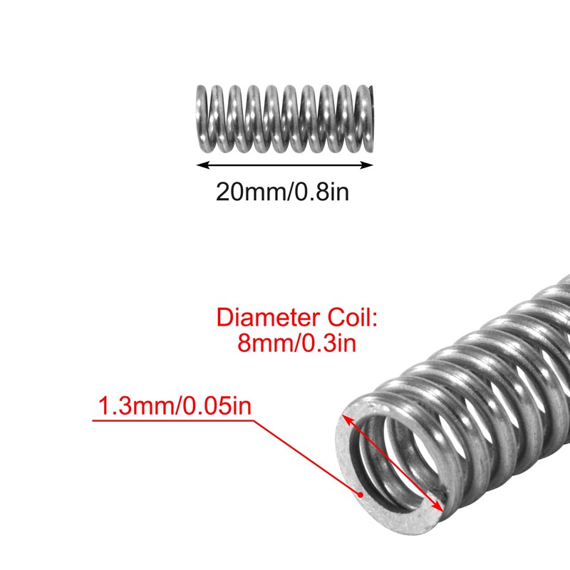 GUNGY Compression Spring Stainless Steel Spring Compression Springs 20 mm