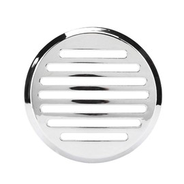 Motorcycle Horn Cover, 3.5" Chrome Round Horn Cover Fits for Cruisers Motorcycle Modification Accessories