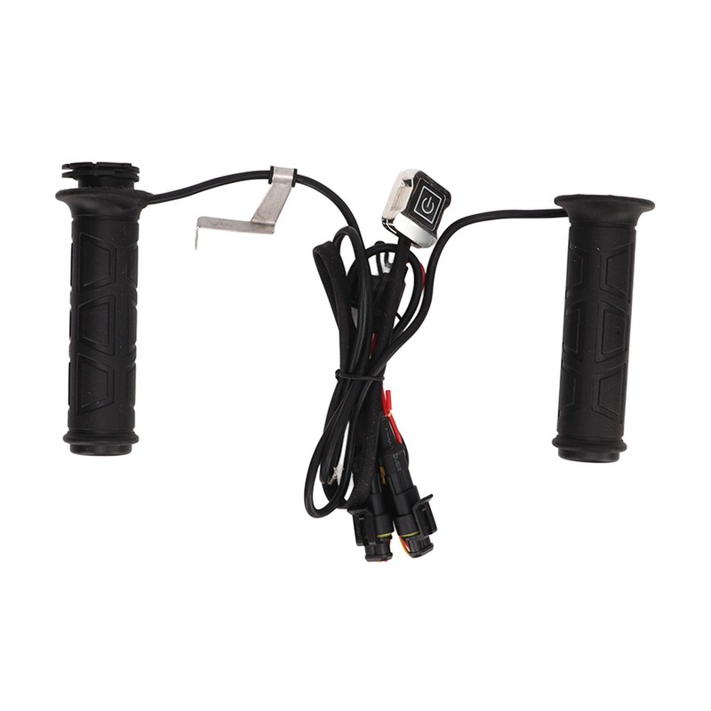 1 Pair Handlebar Heated Grip 3 Level Temperature Adjustment Electric
