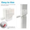 Rain Barrel Diverter Kit, Rain Water Collection Diverter,Roof Gutter System
