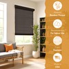 Radiance Cordless Bamboo Roman Shades for Windows - Flatweave Bamboo