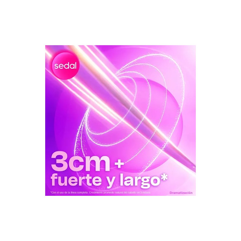 SEDAL Crema para Peinar Mega Crecimiento Fórmula Ultra Ligera, 300