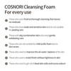 COSNORI Micro Active Cleansing Foam – Vegan, Non-irritating, Korean Facial