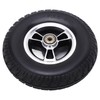 Wheelchair Wheel Replacement Solid PU Reinforced Aluminum Alloy Hub Walker