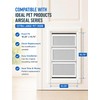 3-Panel Airseal Pet Door Flap 10.25x15.75in XL, Metal Connection