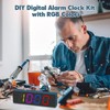 BANRIA Soldering Practice Kit,4-Digit Digital Alarm Clock Kit with RGB