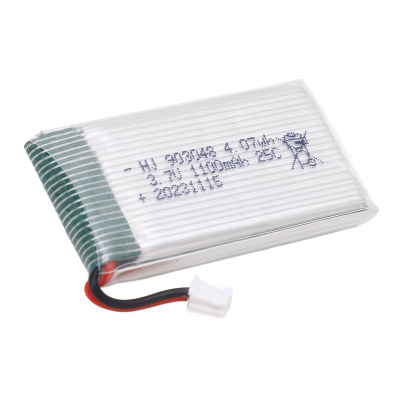 3.7V 1100mAh Battery With PH2.0 Connector Drone Flight Battery Li