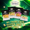 Grace Green Banana Chips 2.5oz - 6 Pack Plantain Chips