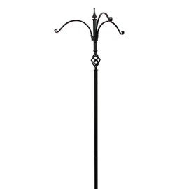 Erva Super Tall Decorative Trio Hanger - Sturdy Poll for Hanging Feeders & Plants - Made in The USA