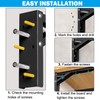 18inch Floating Shelf Bracket,Garage Heavy Duty Folding Shelf Brackets,Wall Mounted