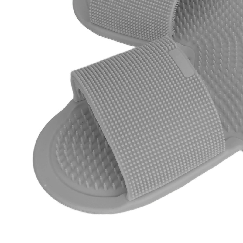 Foot Scrubber Shower Mat with Strong Suction Cups Prevent Slip