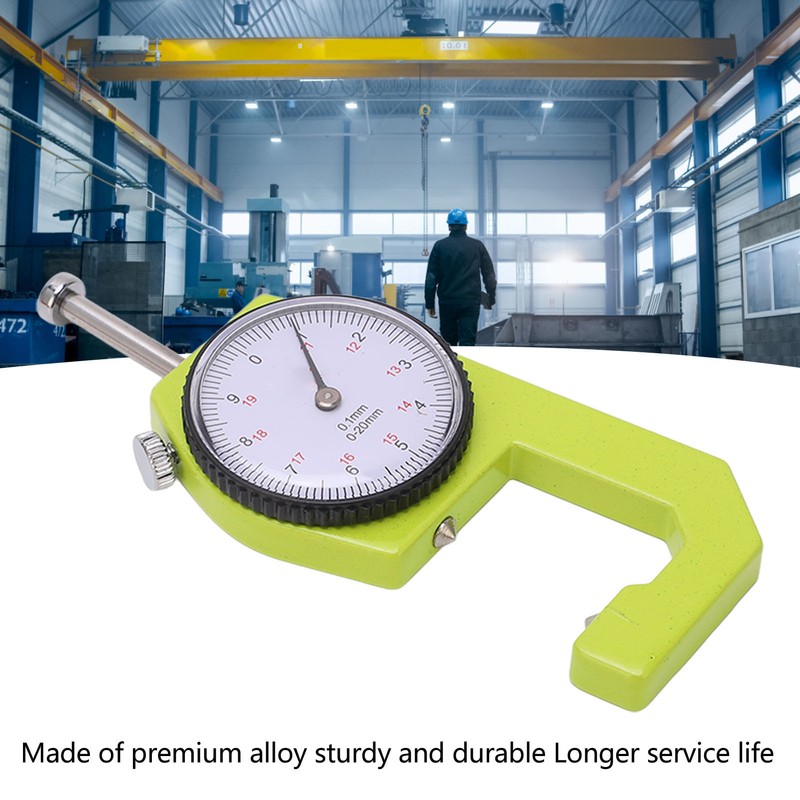 Thickness Meter 0.1mm Resolution 0 to 20mm Measure Range Industrial
