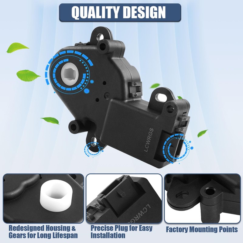 604-132 HVAC Blend Door Actuator Replacement for 2004-2012 Chevy Colorado