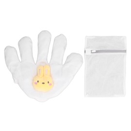 Baby Soothing Palm 23x24cm Anti Startle Prevent Jumping Unbound Warm Soft Baby Soothing Pillow for Sleep Bunny (Left Palm)