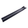 6PCS 78.7inch/2m Universal Car Side Skirts,Black Extension Splitter Lip Pair