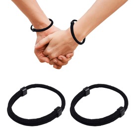 Pack of 2 bracelets for men, 1 pair of sailing rope bracelets, simple and casual couple bracelet, adjustable braided bracelet for everyday use and outdoors, Alloy, nylon, No Gemstone