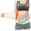 Baluue Bamboo Fiber Warm Back Brace Lumbar Support Belt for