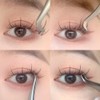 10 Rows/Box Sunflower Eyelashes Brown Black Cartoon False Eyelashes Natural