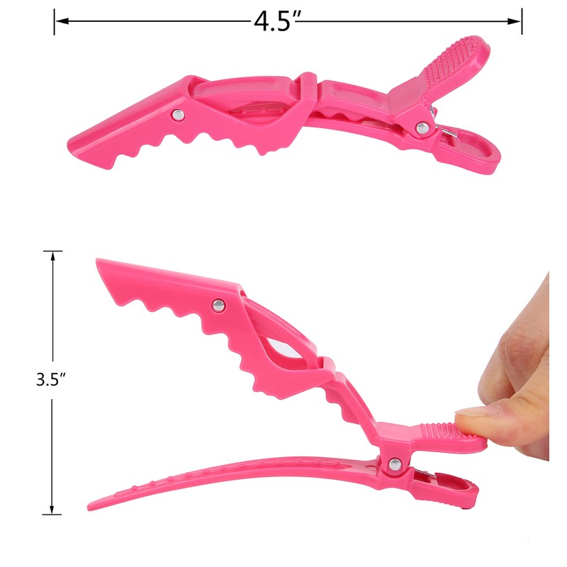 HH&LL Hair Clips for Women 10 Pack Wide Teeth &