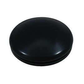 LIXIL INAX PBF-41-CV/K-SET Single Tub Push One Way Drain Plug, Black, 2.0 inches (50 mm)
