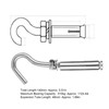 304 Stainless Steel Opening Expansion Hook Wear Resistant Anti Corrosion