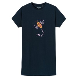 Schiesser Girls' Organic Cotton Nightdress, 203 - Anthracite II