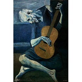 Scorpio Posters Old Guitarist - by Pablo Picasso - Laminated Poster - 24.5" x 36.5"