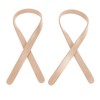 2Pcs Leather Bag Handles 25.6in Long 0.7in Wide Synthetic Leather